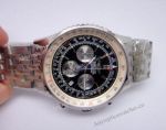Clone Breitling Navitimer SS Watch - Chronometer Navitimer Black Chronograph